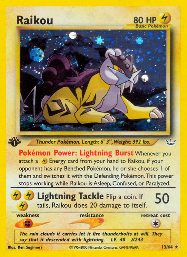 Raikou (13/64) [Neo Revelation 1st Edition] | KingTCG.ca