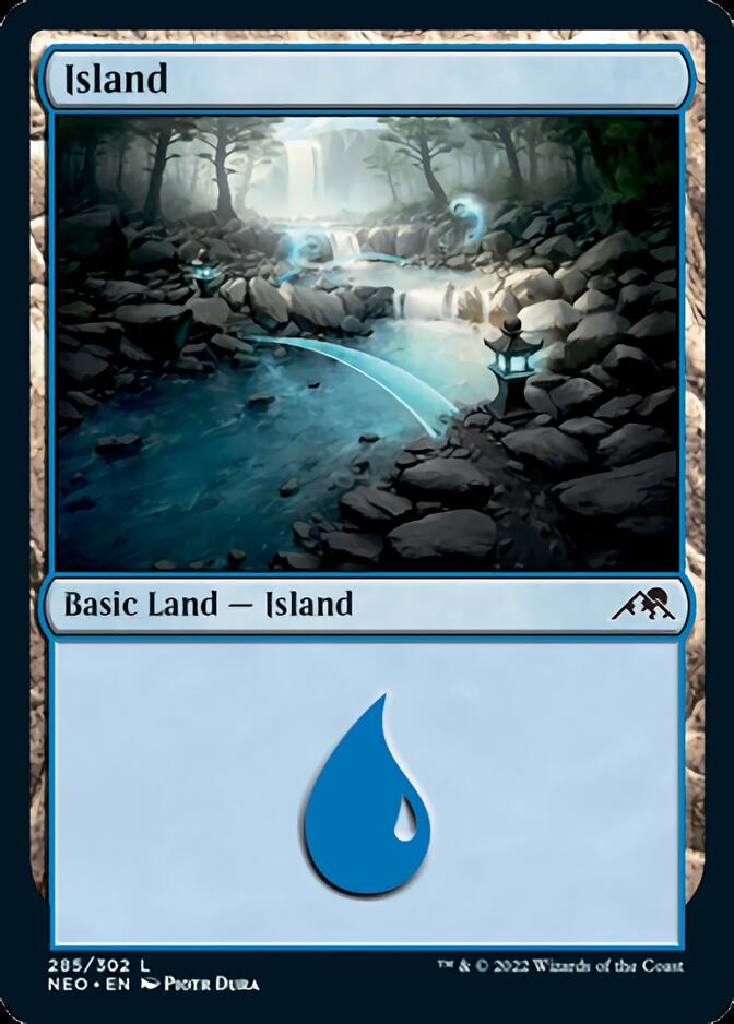 Island (285) [Kamigawa: Neon Dynasty] | KingTCG.ca