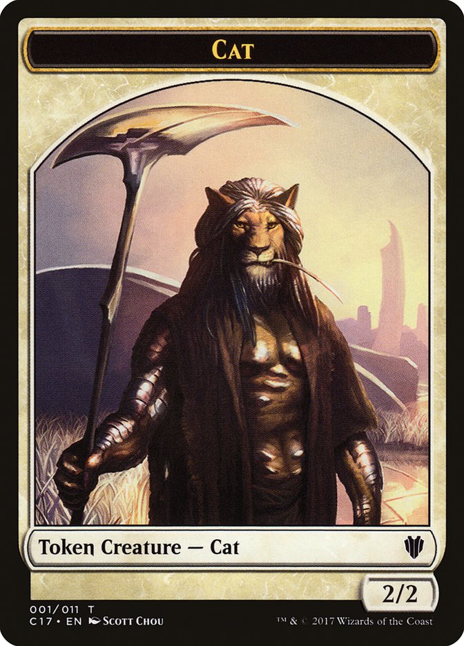 Rat // Cat Double-sided Token [Commander 2017 Tokens] | KingTCG.ca