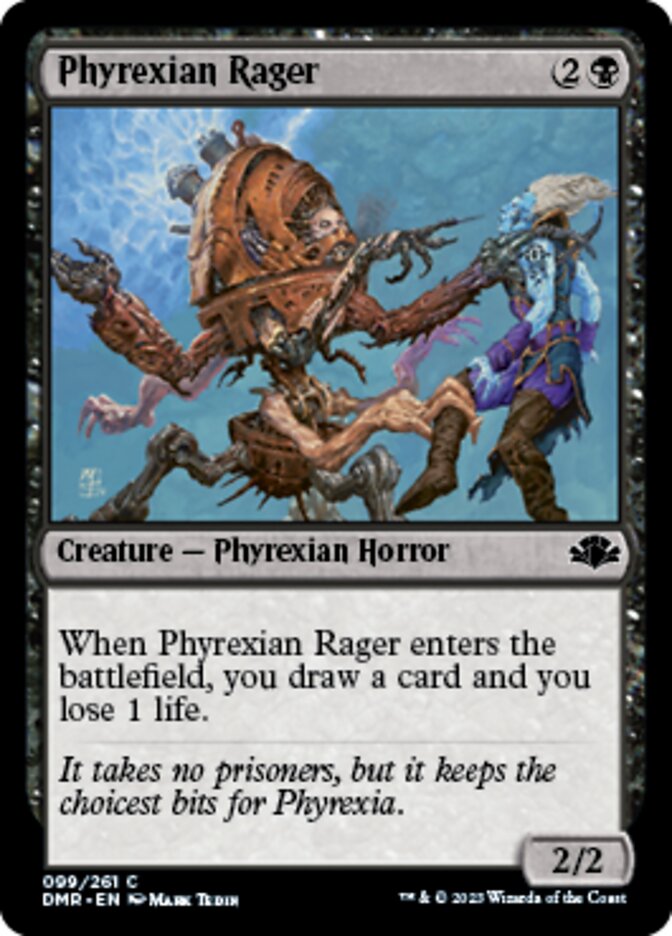 Phyrexian Rager [Dominaria Remastered] | KingTCG.ca