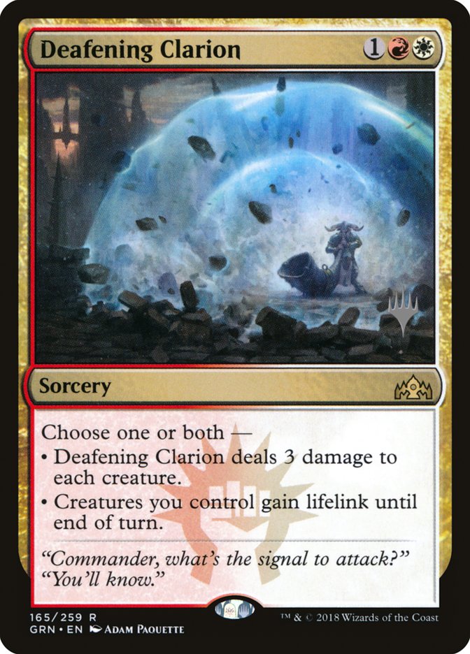 Deafening Clarion [Guilds of Ravnica Promos] | KingTCG.ca