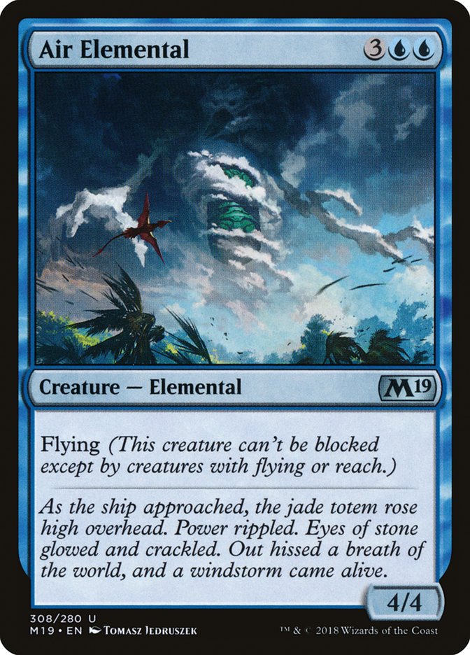 Air Elemental [Core Set 2019] | KingTCG.ca