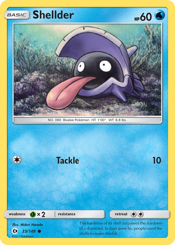 Shellder (33/149) [Sun & Moon: Base Set] | KingTCG.ca