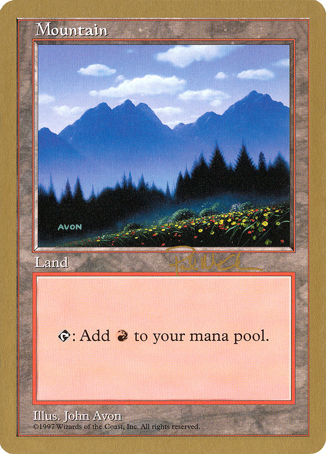 Mountain (pm445) (Paul McCabe) [World Championship Decks 1997] | KingTCG.ca