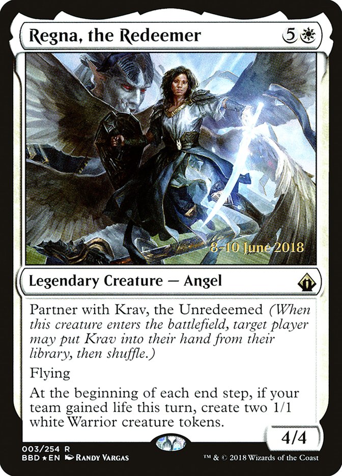 Regna, the Redeemer [Battlebond Promos] | KingTCG.ca