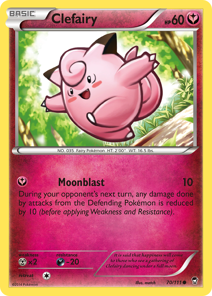 Clefairy (70/111) [XY: Furious Fists] | KingTCG.ca