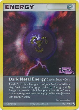 Dark Metal Energy (97/110) (Stamped) [EX: Holon Phantoms] | KingTCG.ca