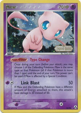 Mew (10/92) (Stamped) [EX: Legend Maker] | KingTCG.ca