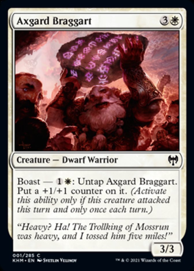 Axgard Braggart [Kaldheim] | KingTCG.ca