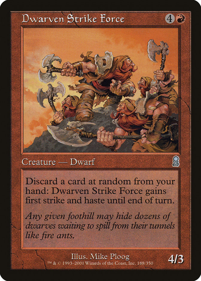 Dwarven Strike Force [Odyssey] | KingTCG.ca