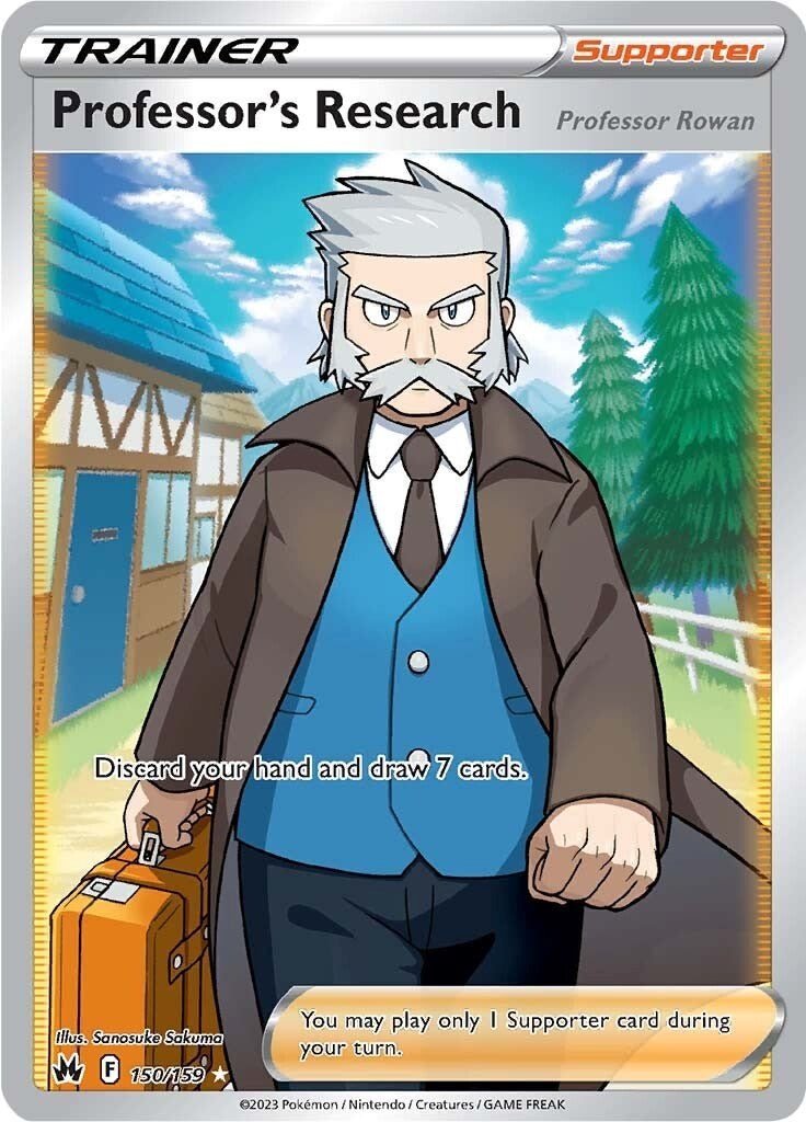 Professor's Research (150/159) (Full Art) [Sword & Shield: Crown Zenith] | KingTCG.ca