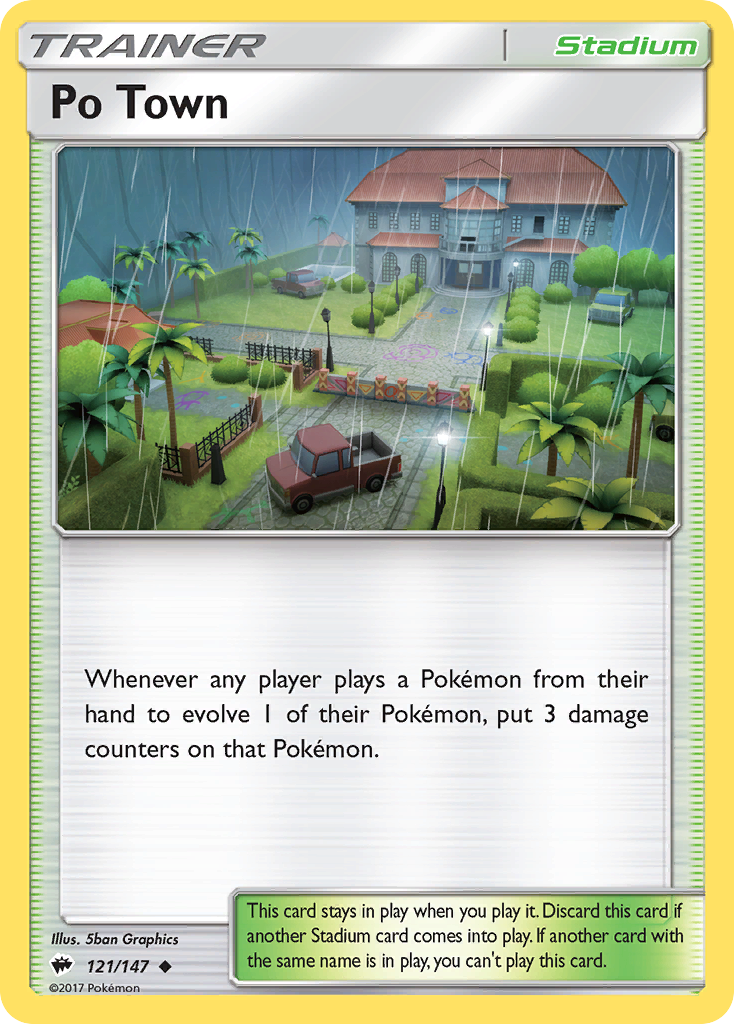 Po Town (121/147) [Sun & Moon: Burning Shadows] | KingTCG.ca