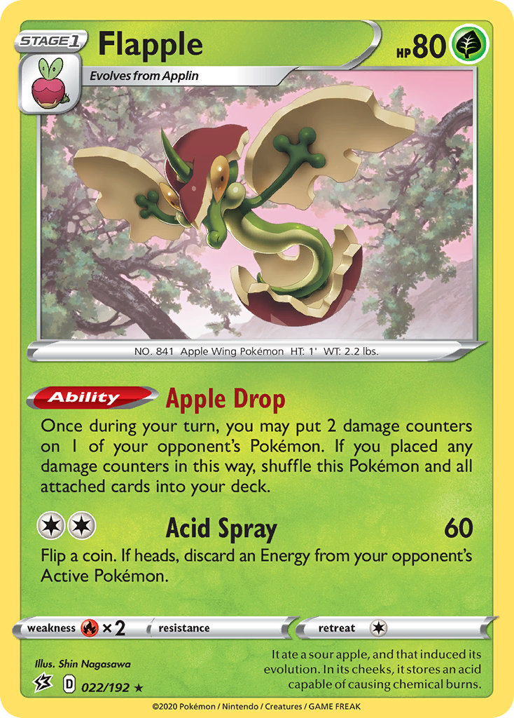 Flapple (22/192) [Sword & Shield: Rebel Clash] | KingTCG.ca