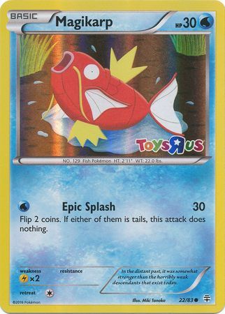 Magikarp (22/83) (Toys R Us Promo) [XY: Generations] | KingTCG.ca