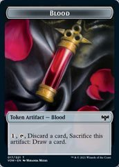 Blood // Dragon Illusion Double-sided Token [Innistrad: Crimson Vow Tokens] | KingTCG.ca