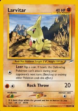 Larvitar (70/105) [Neo Destiny] | KingTCG.ca