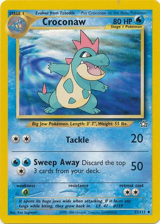 Croconaw (32/111) [Neo Genesis] | KingTCG.ca