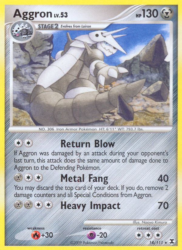 Aggron (14/111) [Rising Rivals] | KingTCG.ca