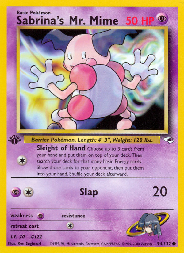 Sabrina's Mr. Mime (94/132) [Gym Heroes 1st Edition] | KingTCG.ca