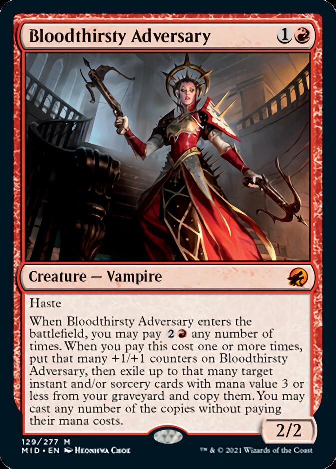 Bloodthirsty Adversary [Innistrad: Midnight Hunt] | KingTCG.ca