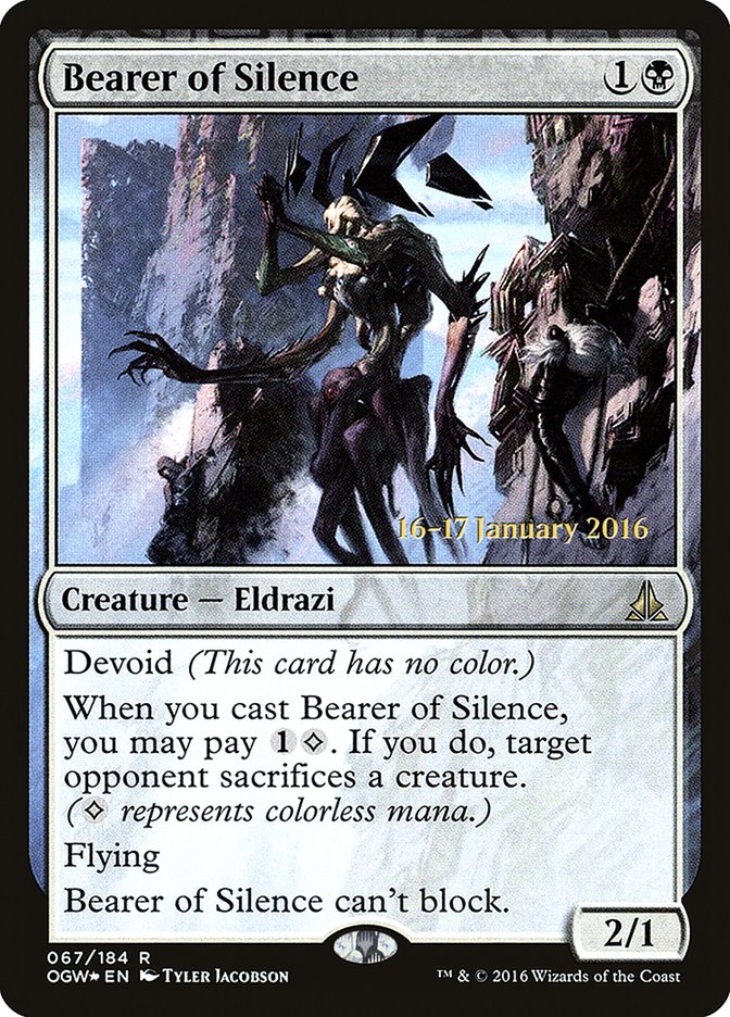 Bearer of Silence [Oath of the Gatewatch Promos] | KingTCG.ca