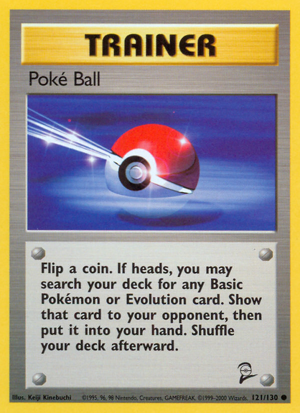 Poke Ball (121/130) [Base Set 2] | KingTCG.ca