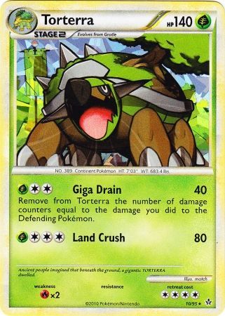 Torterra (10/95) (Cracked Ice Holo) [HeartGold & SoulSilver: Unleashed] | KingTCG.ca