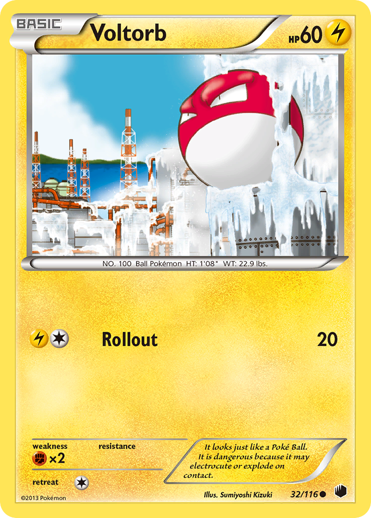 Voltorb (32/116) [Black & White: Plasma Freeze] | KingTCG.ca