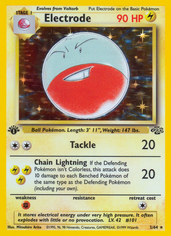 Electrode (2/64) [Jungle 1st Edition] | KingTCG.ca