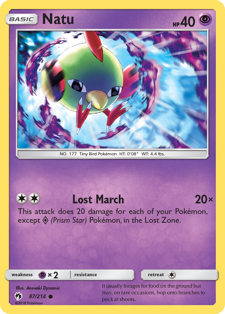 Natu (87/214) [Sun & Moon: Lost Thunder] | KingTCG.ca