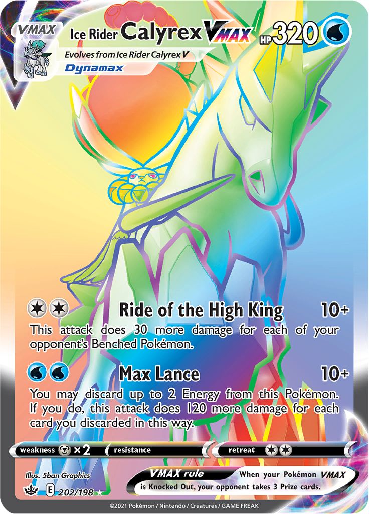 Ice Rider Calyrex VMAX (202/198) [Sword & Shield: Chilling Reign] | KingTCG.ca