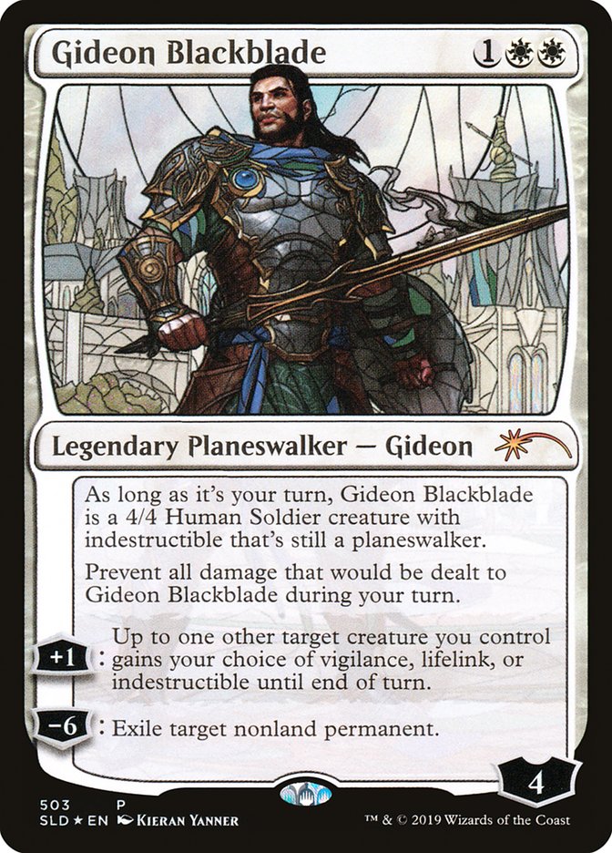 Gideon Blackblade (Stained Glass) [Secret Lair Drop Promos] | KingTCG.ca