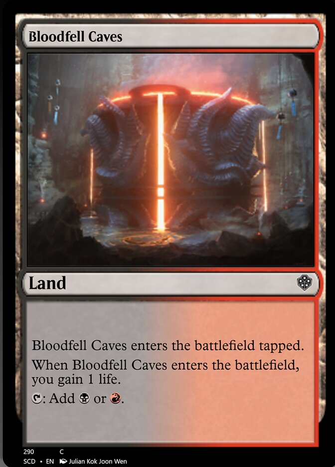 Bloodfell Caves [Starter Commander Decks] | KingTCG.ca