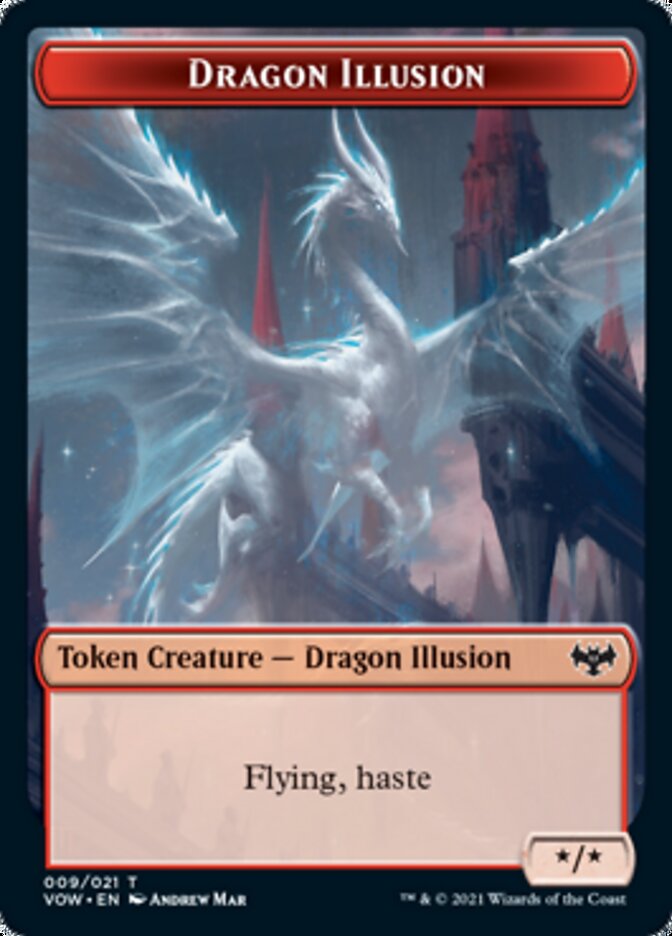 Dragon Illusion Token [Innistrad: Crimson Vow Tokens] | KingTCG.ca