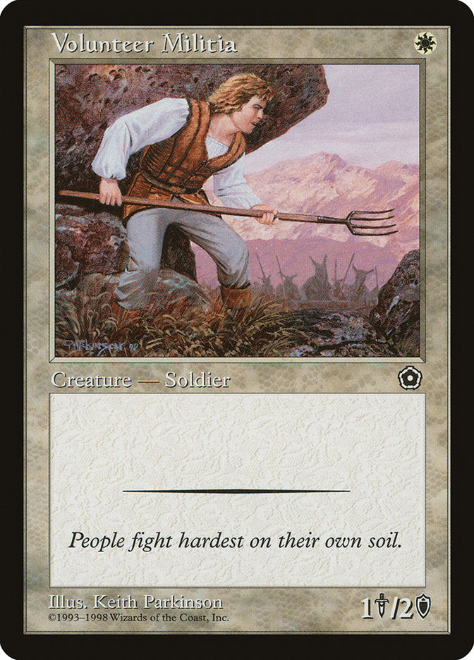 Volunteer Militia [Portal Second Age] | KingTCG.ca