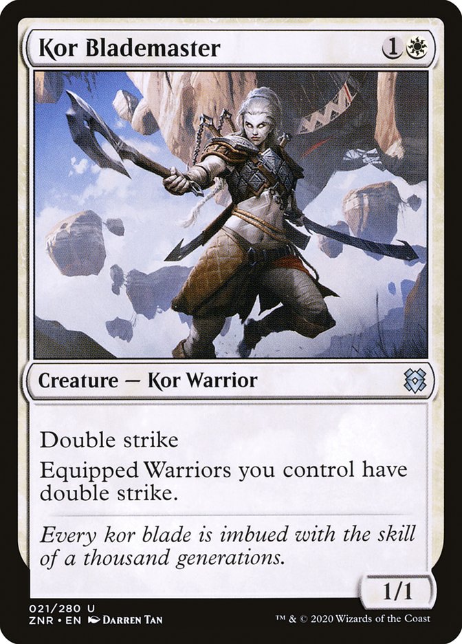 Kor Blademaster [Zendikar Rising] | KingTCG.ca