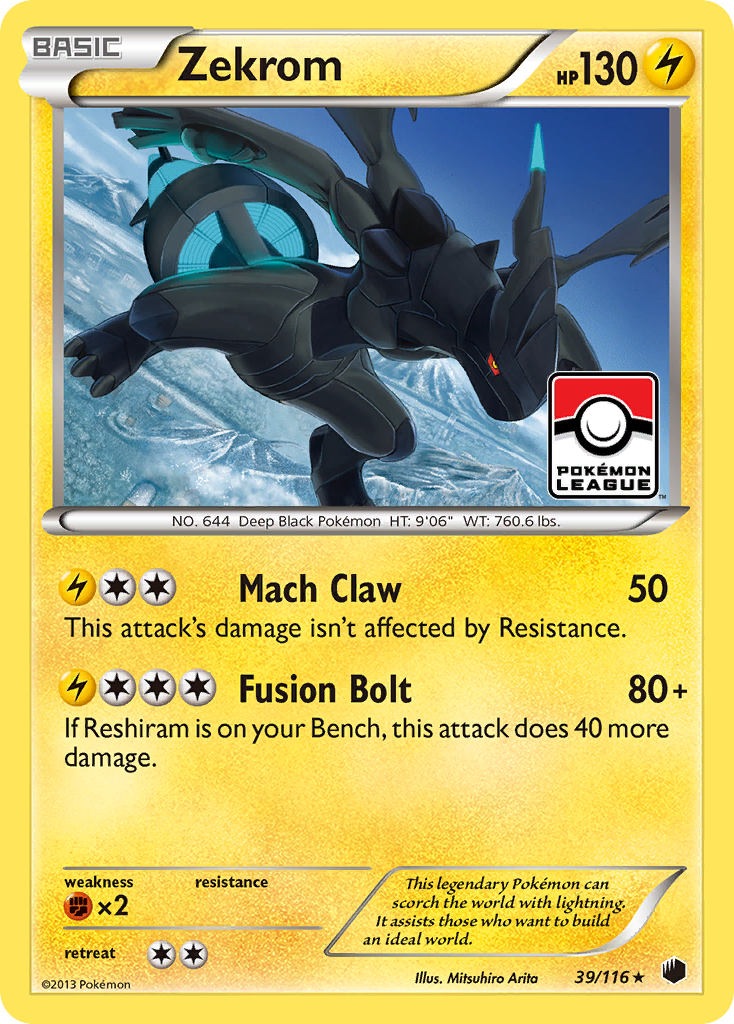 Zekrom (39/116) [Black & White: Plasma Freeze] | KingTCG.ca