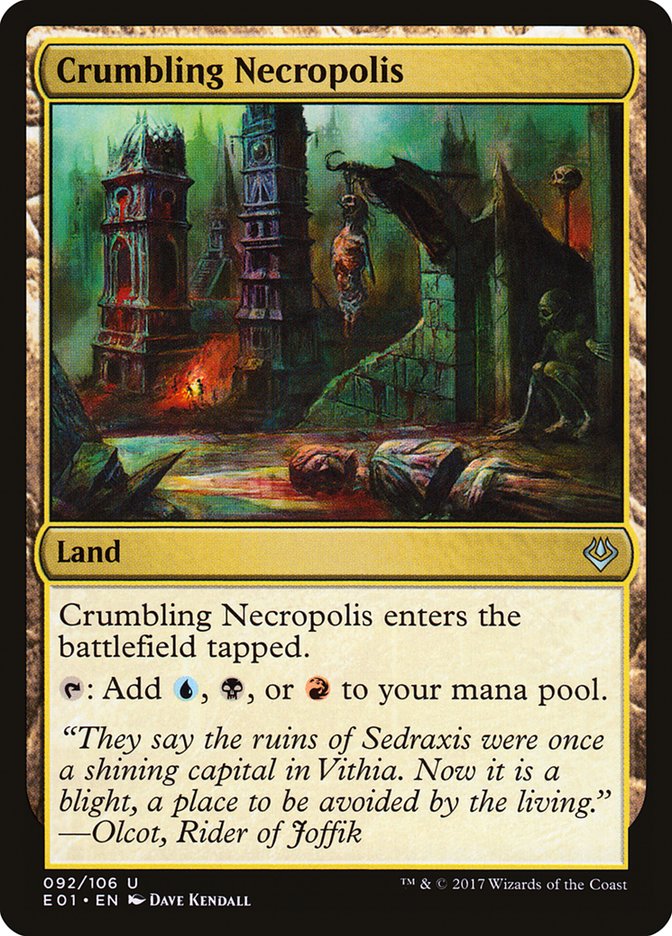 Crumbling Necropolis [Archenemy: Nicol Bolas] | KingTCG.ca