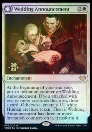 Wedding Announcement // Wedding Festivity [Innistrad: Crimson Vow Prerelease Promos] | KingTCG.ca