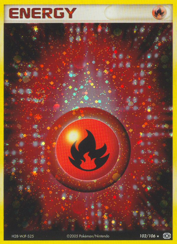 Fire Energy (102/106) [EX: Emerald] | KingTCG.ca