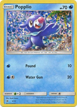 Popplio (4/12) [Mcdonald's Promos: 2017 Collection] | KingTCG.ca