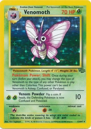 Venomoth (13/64) [Jungle] | KingTCG.ca