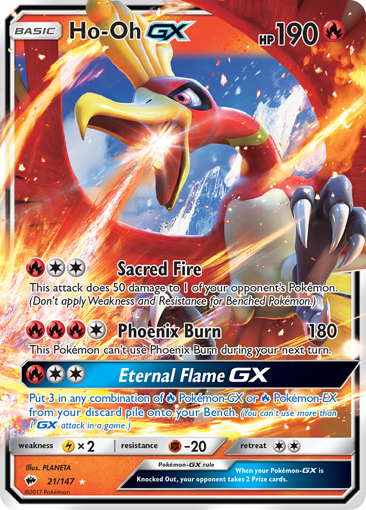 Ho-Oh GX (21/147) [Sun & Moon: Burning Shadows] | KingTCG.ca