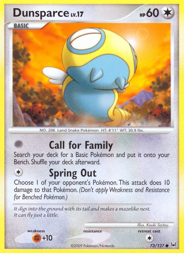 Dunsparce (73/127) [Platinum: Base Set] | KingTCG.ca