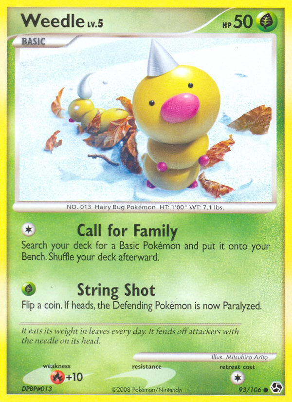 Weedle (93/106) [Diamond & Pearl: Great Encounters] | KingTCG.ca