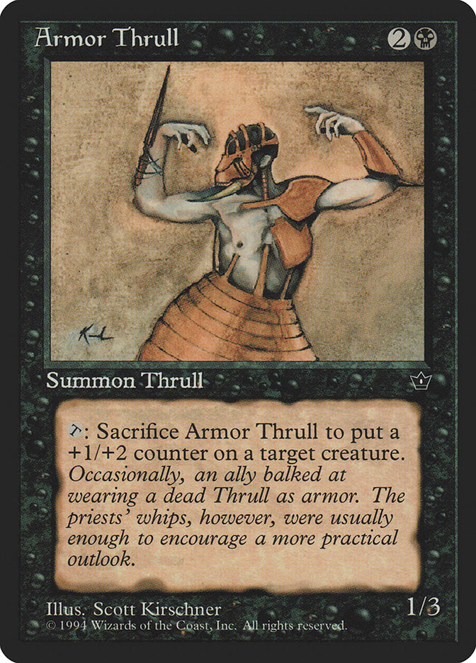 Armor Thrull (Scott Kirschner) [Fallen Empires] | KingTCG.ca