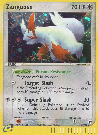 Zangoose (14/100) [EX: Sandstorm] | KingTCG.ca