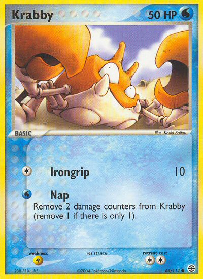 Krabby (66/112) [EX: FireRed & LeafGreen] | KingTCG.ca