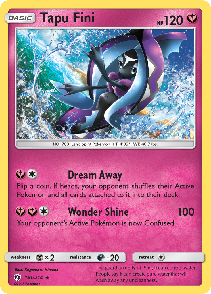 Tapu Fini (151/214) [Sun & Moon: Lost Thunder] | KingTCG.ca