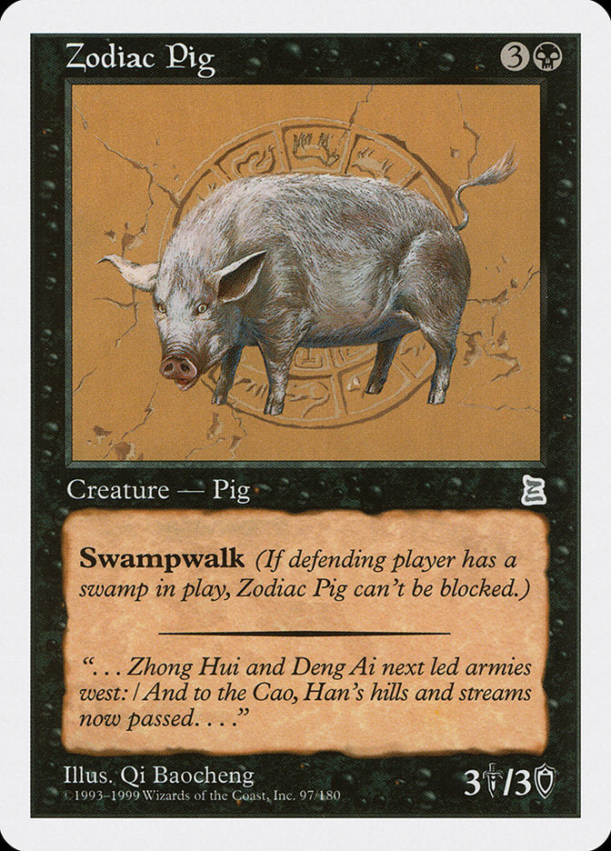 Zodiac Pig [Portal Three Kingdoms] | KingTCG.ca